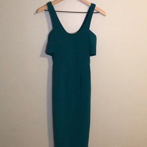 ASOS Womens Green Waist Exposed dress size 4